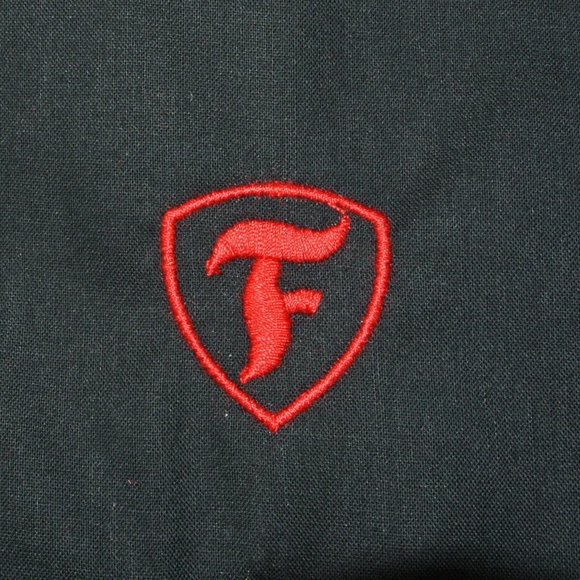 FIRESTONE Tire Employee Uniform Black Sweatshirt Size S Small - Picture 3 of 7